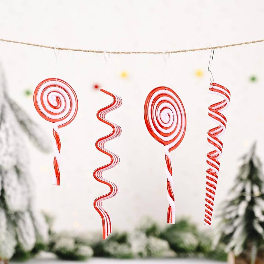 Christmas Decorations Simulation Candy Christmas Tree Ornaments, Specification: Candy Roll