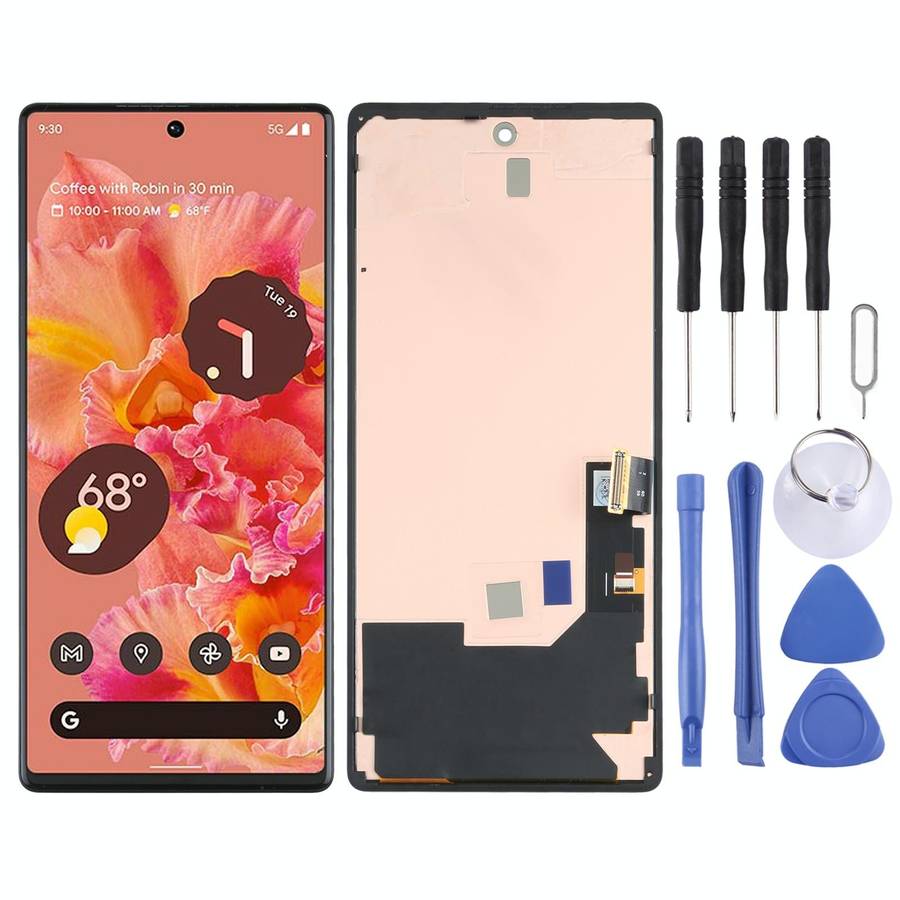 Original LCD Screen for Google Pixel 6 Digitizer Full Assembly with Frame