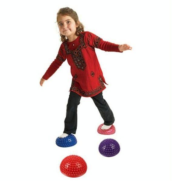 Hemisphere Balance Stepping Stones Durian Spiky Massage Ball Sensory Integration Indoor Outdoor G...