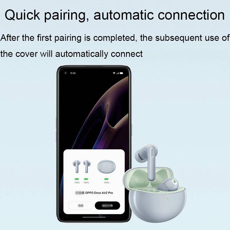 OPPO Enco Air2 Pro Wireless In-Ear Active Noise Reduction Music Gaming Bluetooth Earphones(White)
