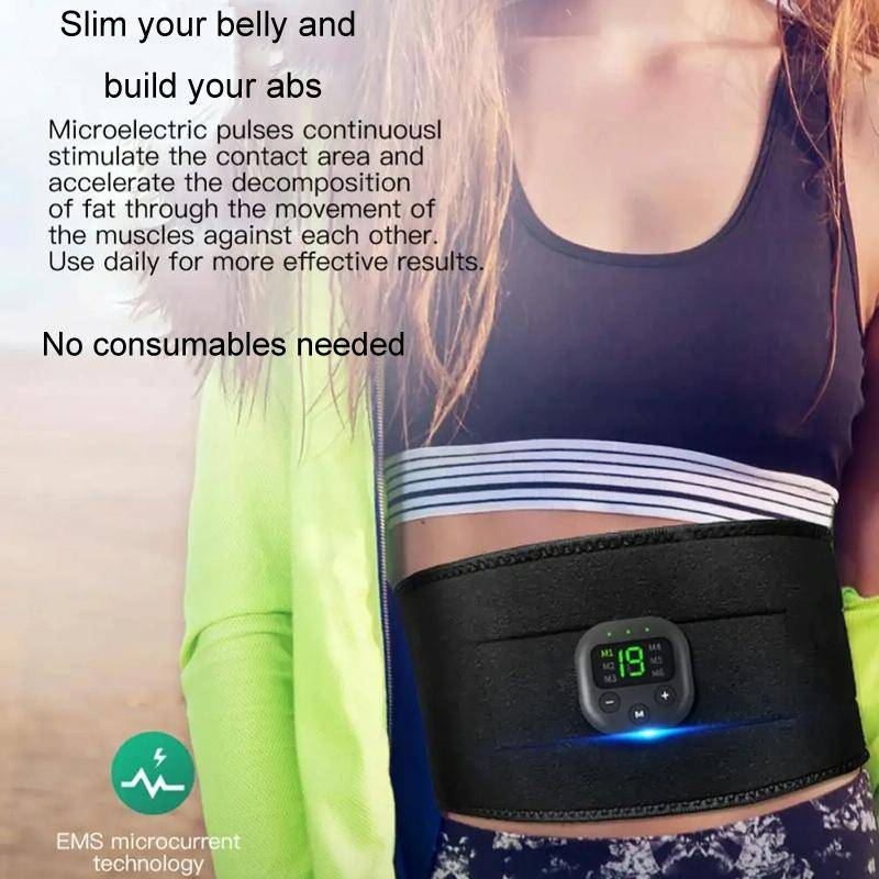 Intelligent EMS Fitness Belt Lazy Fat Dumping Belt Indoor Massage Training Abdominal Fitness Mach...