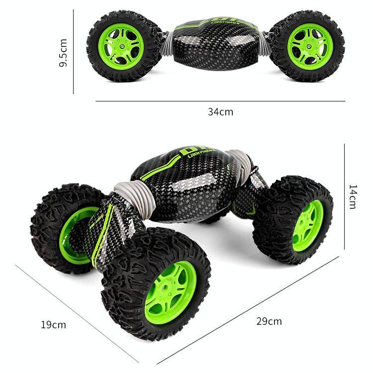 CV8818 Four-wheel Drive Climbing Car Model 2.4G Remote Control Off-road Deformation Car(Green)