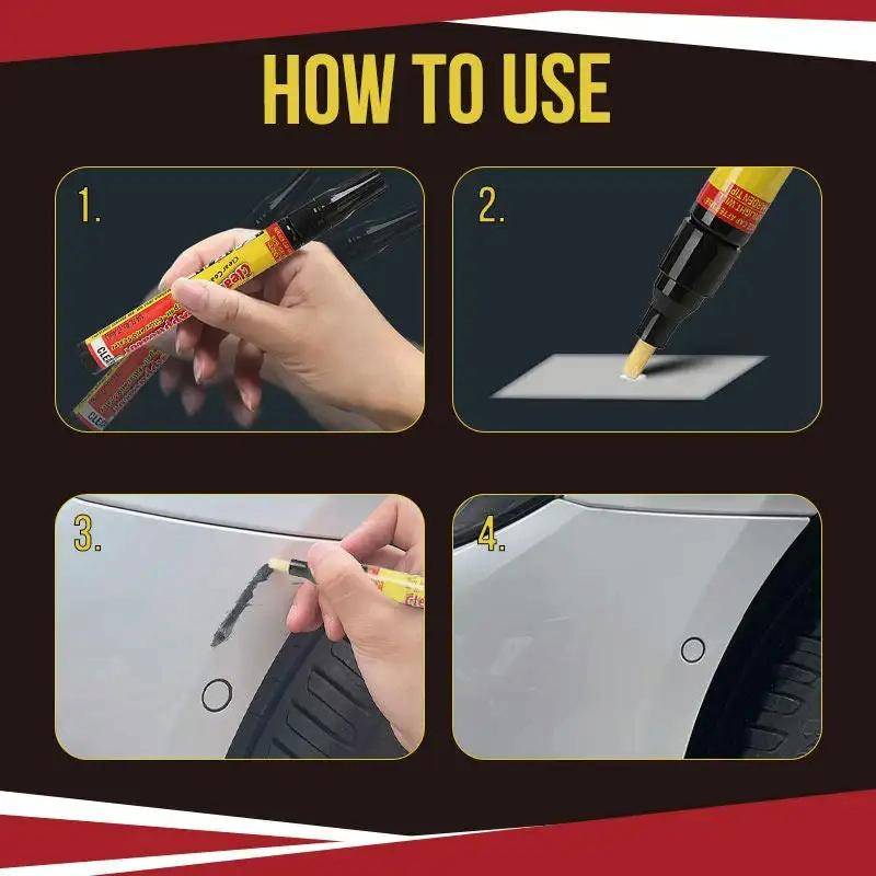 Pro Car Clear Coat Scratch Repair Filler & Sealer, Work on All Colors