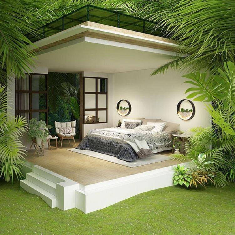 Living Room Background Wall Bedroom Bedside Round Succulent Garden Decorative Wall Lamp, Size:30 ...