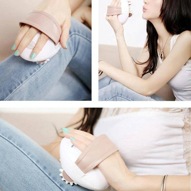 3D Mini Full Body Slimming Massager Roller Electric Slimmer Loss Weight Device, EU Plug