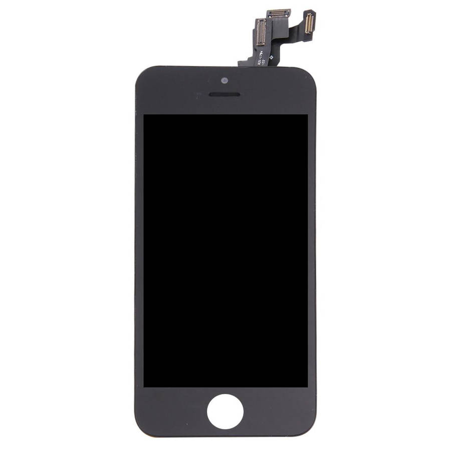 10 PCS TFT LCD Screen for iPhone 5S  Digitizer Full Assembly with Front Camera (Black)