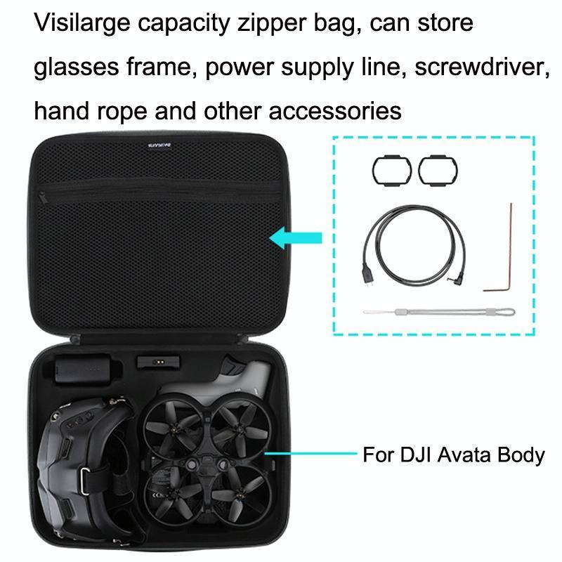 For DJI Avata Smart Selection Set Bag Sunnylife Handheld Storage Bag