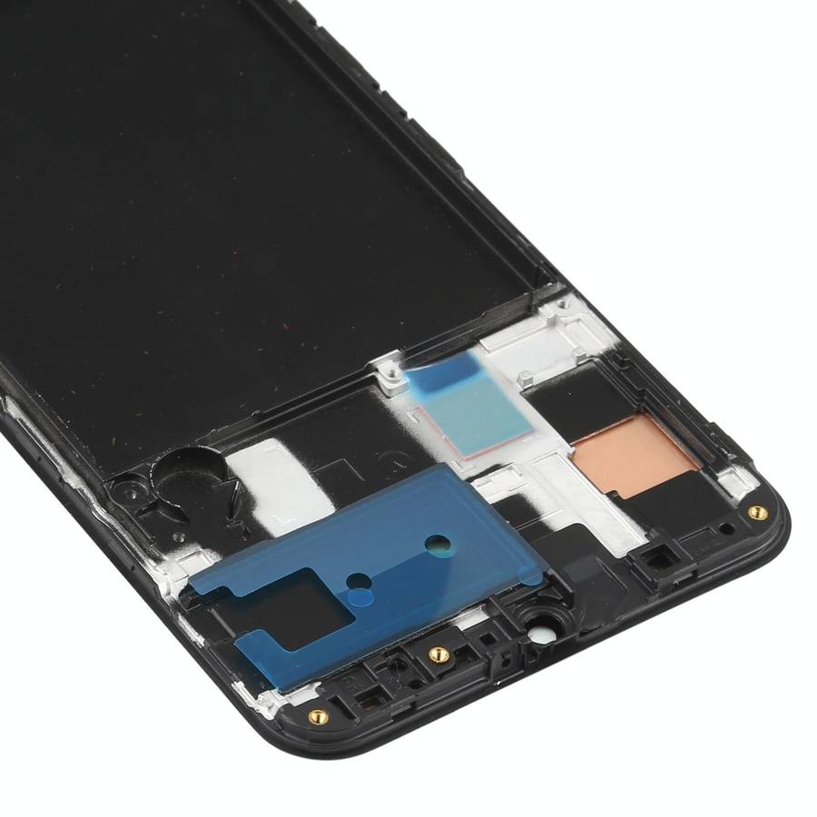 6.36 inch OLED LCD Screen for Samsung Galaxy A50 SM-A505 Digitizer Full Assembly with Frame (Black)