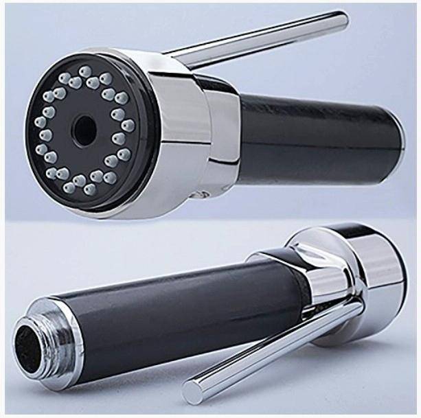 Kitchen Sink Chrome Faucet Nozzle Replacement Head Hand-held ABS Sprinkler
