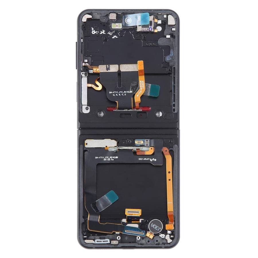 For Samsung Galaxy Z Flip3 SM-F711 Original LCD Screen Digitizer Full Assembly with Frame (Black)