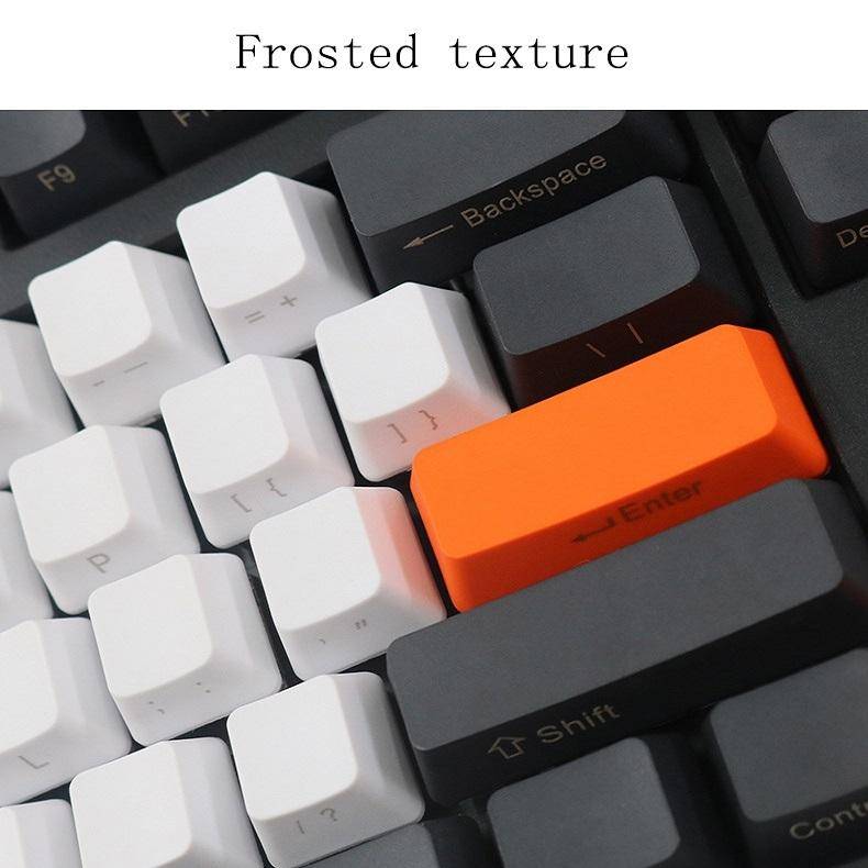 Mechanical Keyboard Laser PBT Keycap Light Gray No Words
