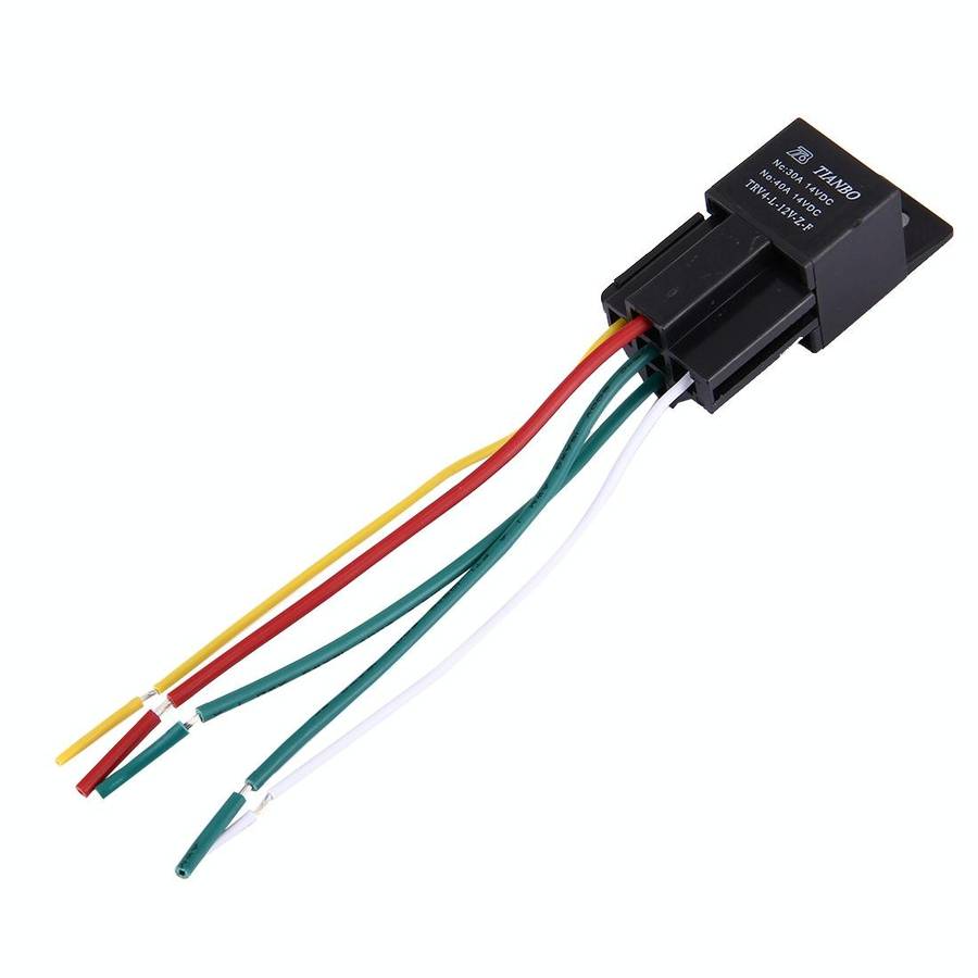 Car Electric Relay, 12V 40A(Black)