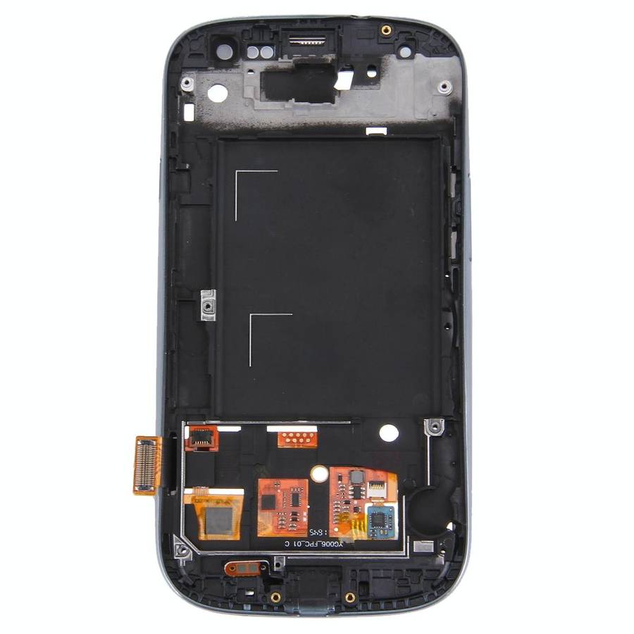 LCD Display (4.65 inch TFT) + Touch Panel with Frame for Galaxy SIII / i9300(White)