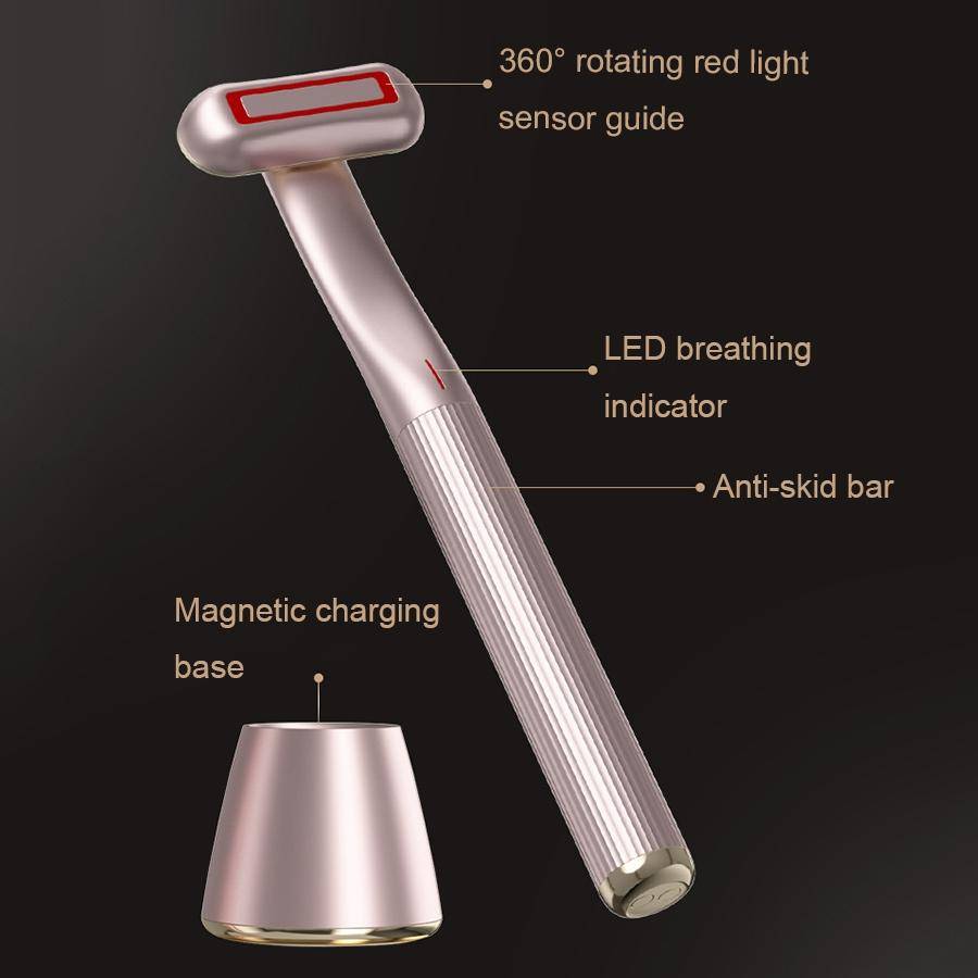 1605 Multifunctional Rotating EMS Micro-Current Radio Frequency Beauty Instrument(Purple)