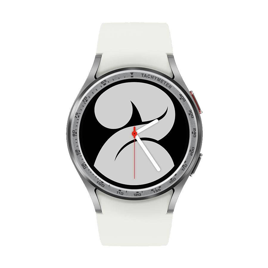 For Samsung Galaxy Watch4 40mm Smart Watch Steel Bezel Ring(Silver)