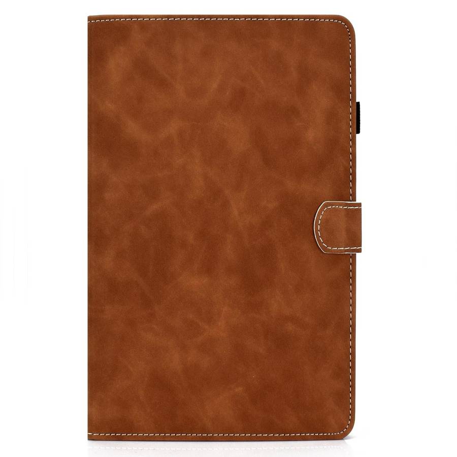 For Samsung Galaxy Tab A7 Lite T220 Cowhide Texture Horizontal Flip Leather Case with Holder & Ca...