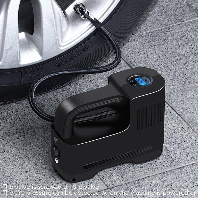 Portable Multi-Function Smart Car Inflatable Pump Electric Air Pump, Style: Wireless No Light Poi...