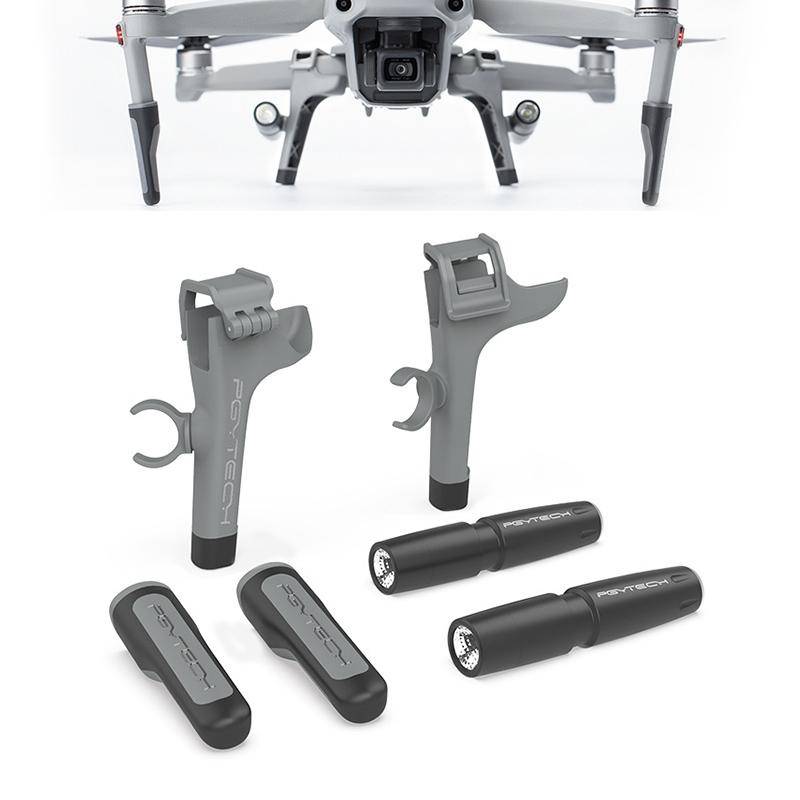 PGYTECH P-16A-038 Portable Heightened Landing Gear Extensions Rack LED Headlamp Set for DJI Mavic...