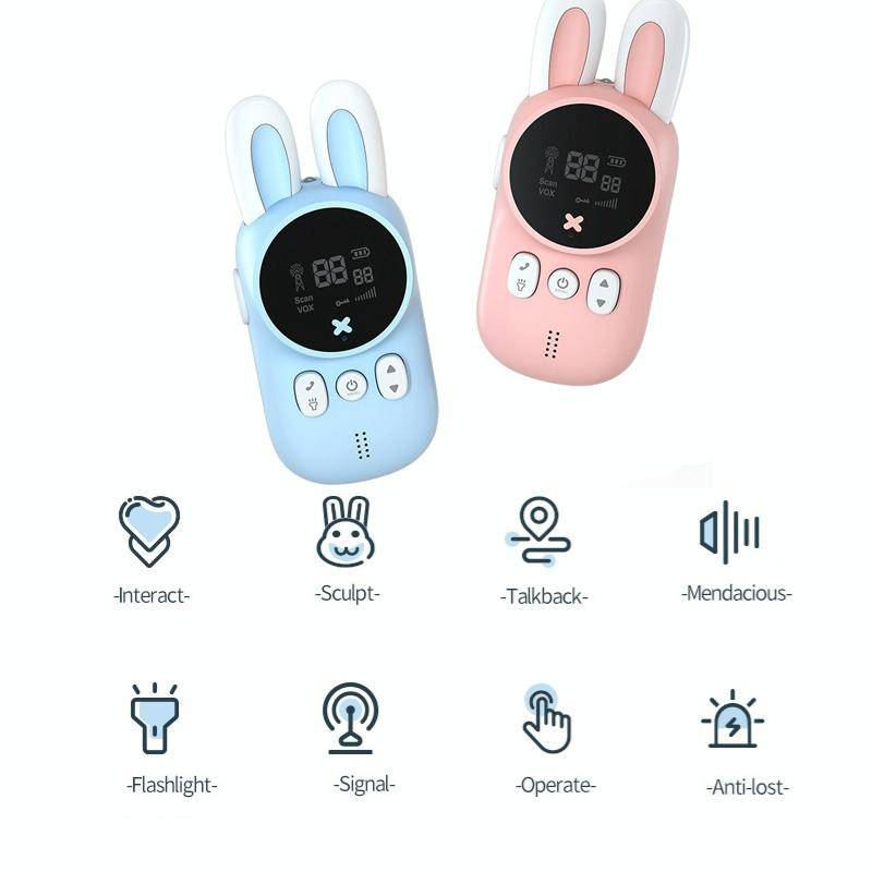 Children Voice Transmission Intercom Handheld Wireless Communication 3 Kilometers Parent-Child Ed...
