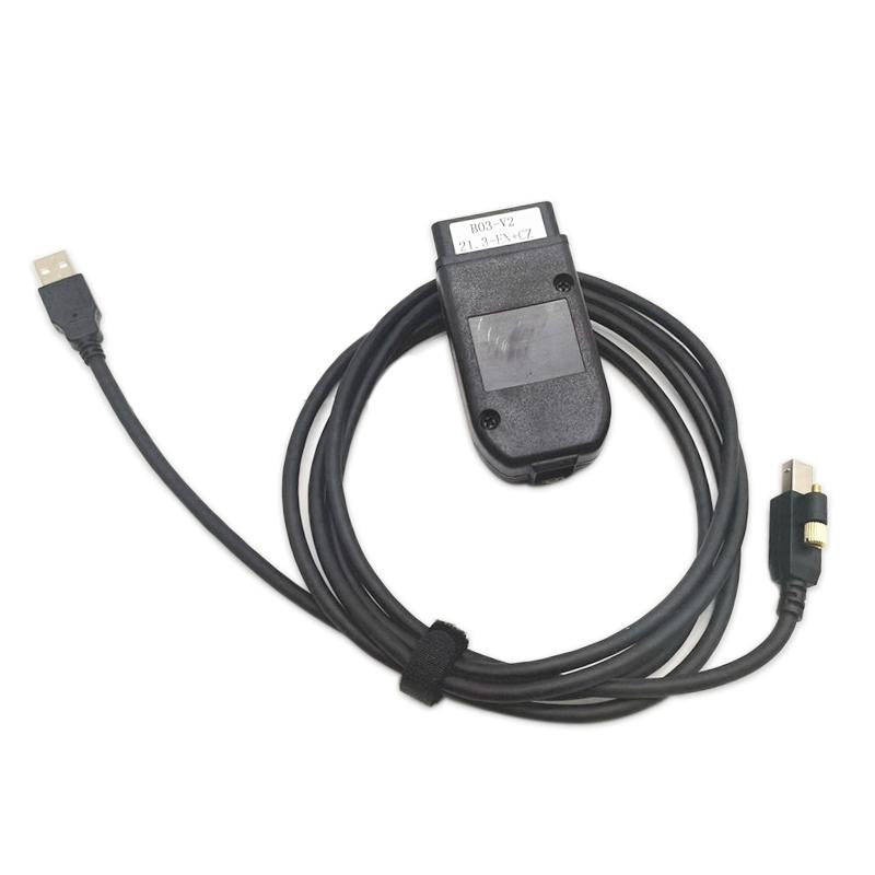 HEX ATMEGA162+16V8B+FT232RQ VAG 21.9 OBD2 Test Cable for Volkswagen / Audi, Software Version: Swe...