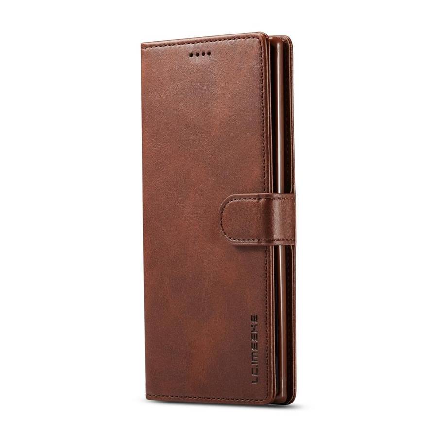 For Galaxy Note 10 Plus LC.IMEEKE Calf Texture Horizontal Flip Leather Case, with Holder & Card S...
