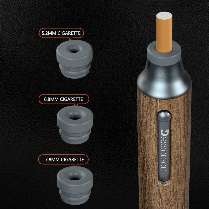 KURKE Anti-Smoke Ash Falling Cigarette Cover Car Ashtray, Colour: Walnut