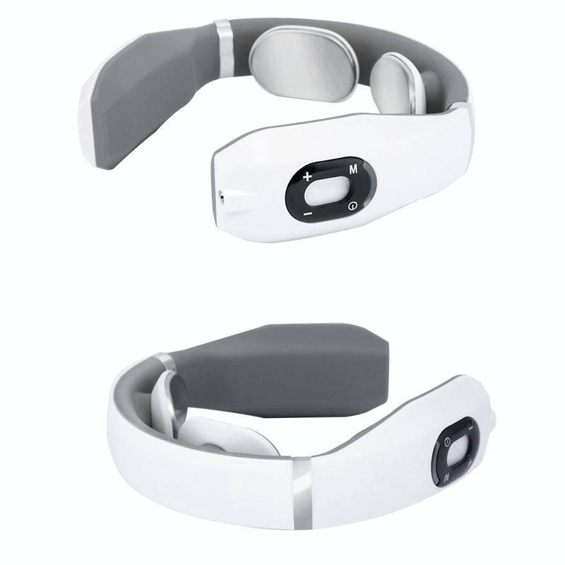 Cervical Vertebra Massager Charging Intelligent Pulse Physiotherapy Instrument Electromagnetic Vi...