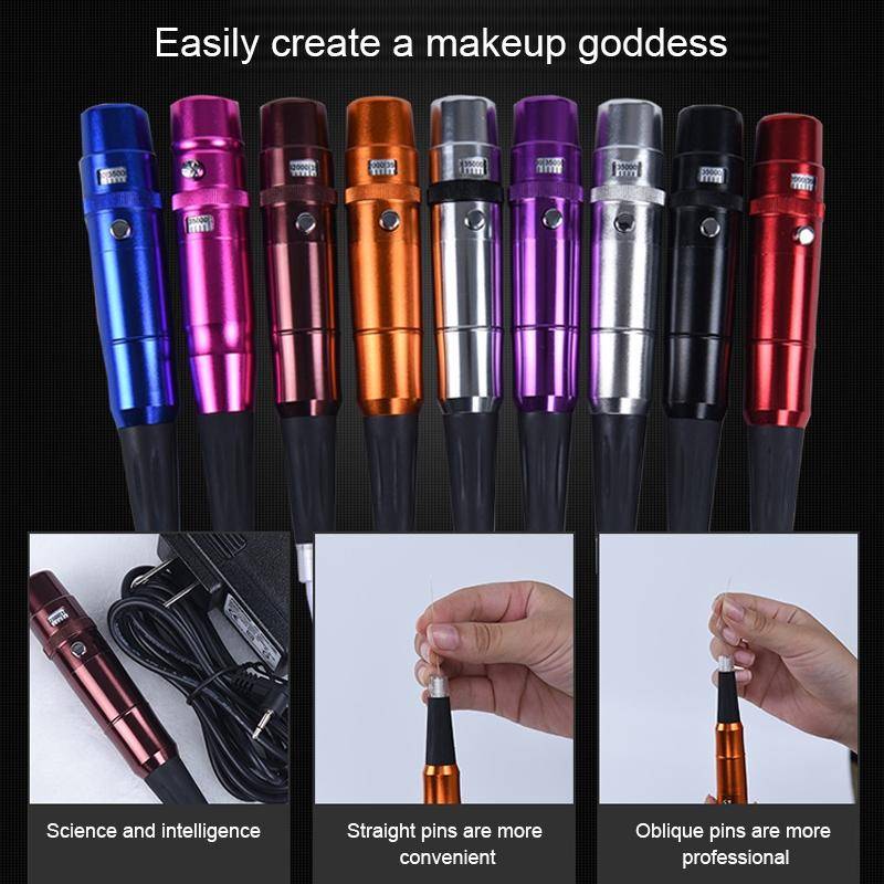 Semi-Permanent Tattoo Pen Apprentice Bleaching Lip Tattoo Eyebrow Instrument(Purple)
