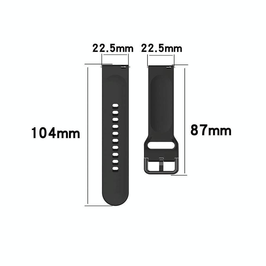 23mm Color Buckle Silicone Wrist Strap Watch Band for Fitbit Versa 2 / Versa / Versa Lite / Blaze...