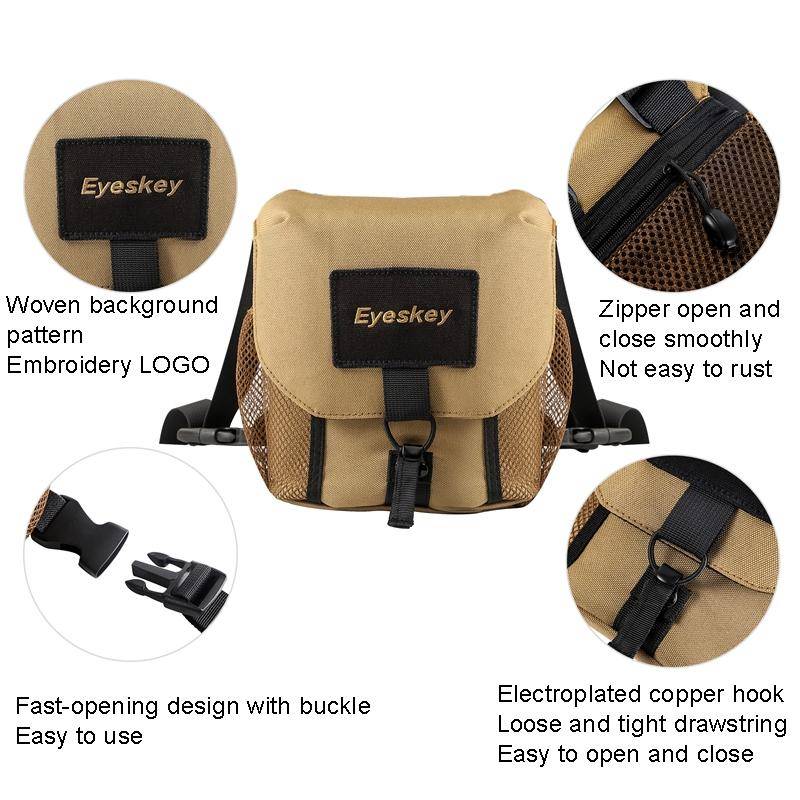 Eyeskey Double Tube Telescope Backpack Large Caliber Outdoor Travel Portable Bag