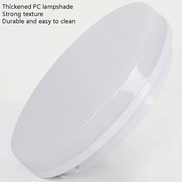 LED Ceiling Lamp Waterproof Moisture-Proof Dustproof Supply Light Bathroom Balcony Lamp, Power so...