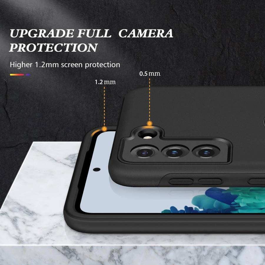 For Samsung Galaxy S21 5G PC + TPU Shockproof Magnetic Protective Case with Invisible Ring Holder...