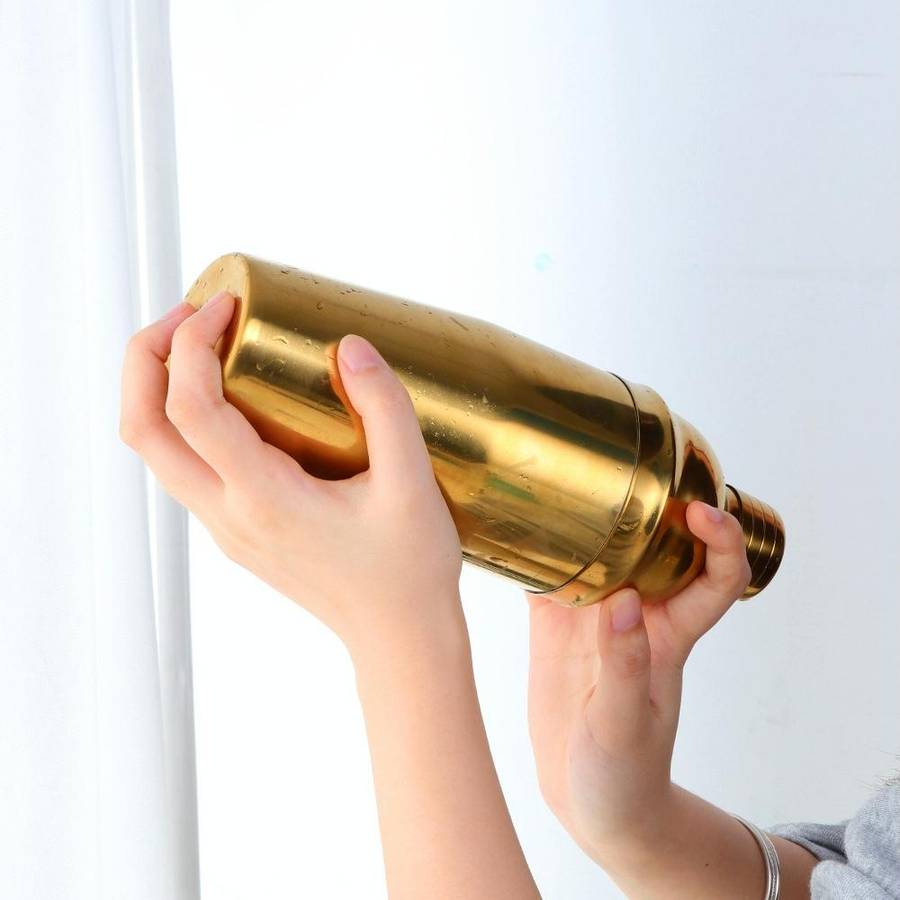 Stainless Steel Shaker Cocktail Shaker Set Hand Shaker Cup Fancy Shaker Rose Gold Set
