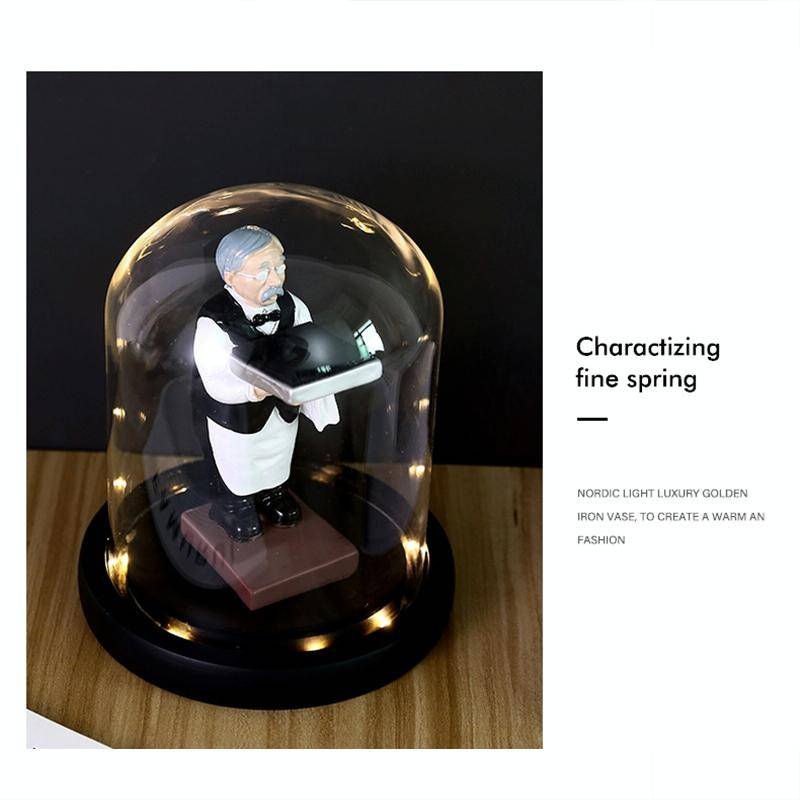Watch Shelf Support Decorative Ornaments Watch Storage Box Display Stand, Item No.: Large Old Butler
