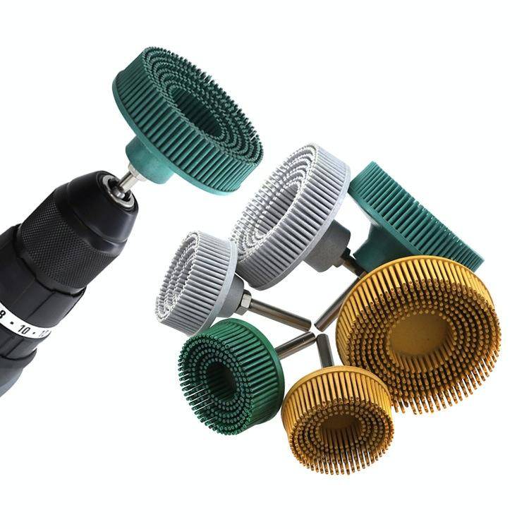 Electric Drill Disc Brush Emery Deburring Polishing Rubber Sanding Brush, Style: 2 Inch White