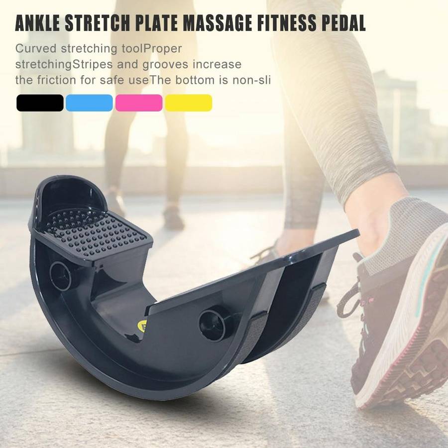 Fitness Inclined Stretching Board Trainer Calf Relaxation Standing Stretching Pedal, Color: Purpl...