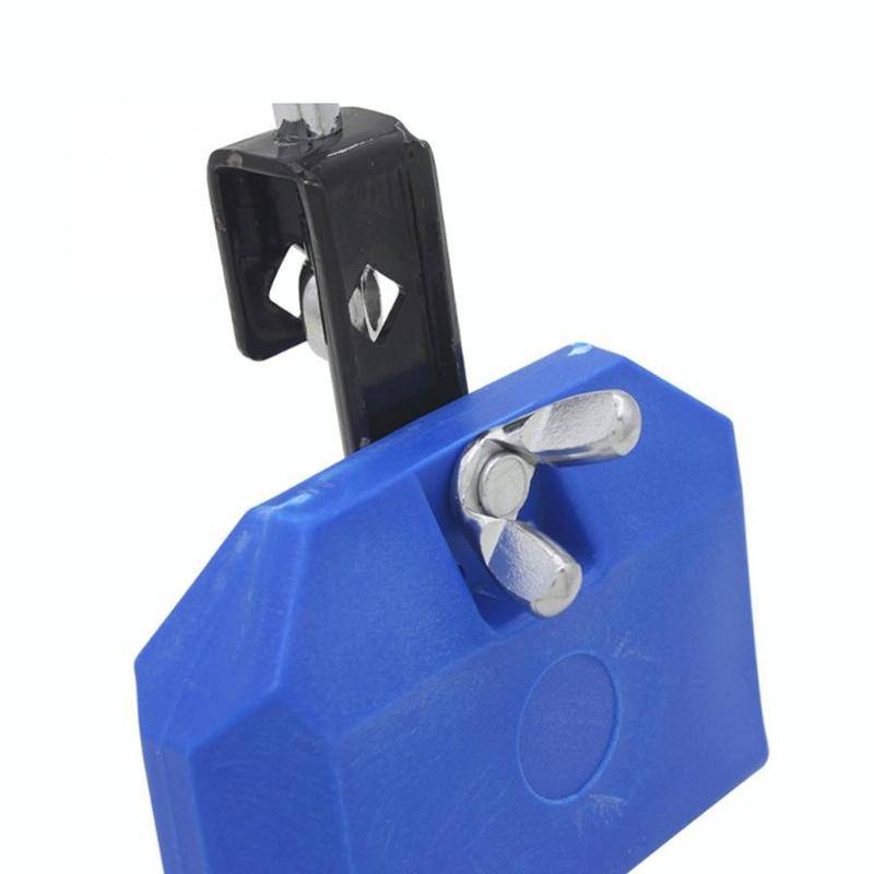 Plastic Cowbell Drum Kindergarten Teaching Aid Percussion(Red Large)