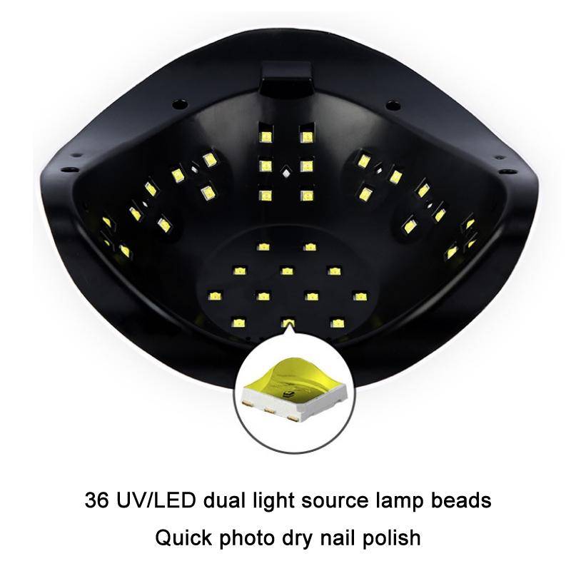 BLUEQUE 168W LED Nail Art Phototherapy Baking Lamp(US Plug)