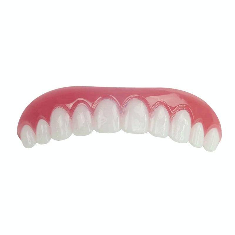 Silicone Whitening Simulation Braces Comfort Fit Flex Curved Teeth Dentures Beauty Tools, Length:...