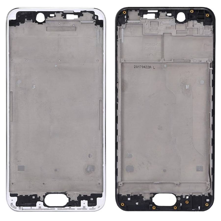 For Vivo Y67 / V5 Front Housing LCD Frame Bezel Plate(Silver)