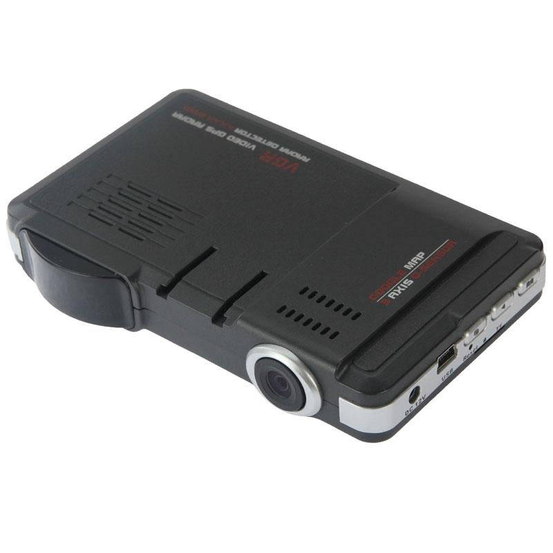 STR8500 HD 720P 30fps 2.0 inch LCD Radar Detector DVR with Laser + GPS Logger, 120 Degree View An...