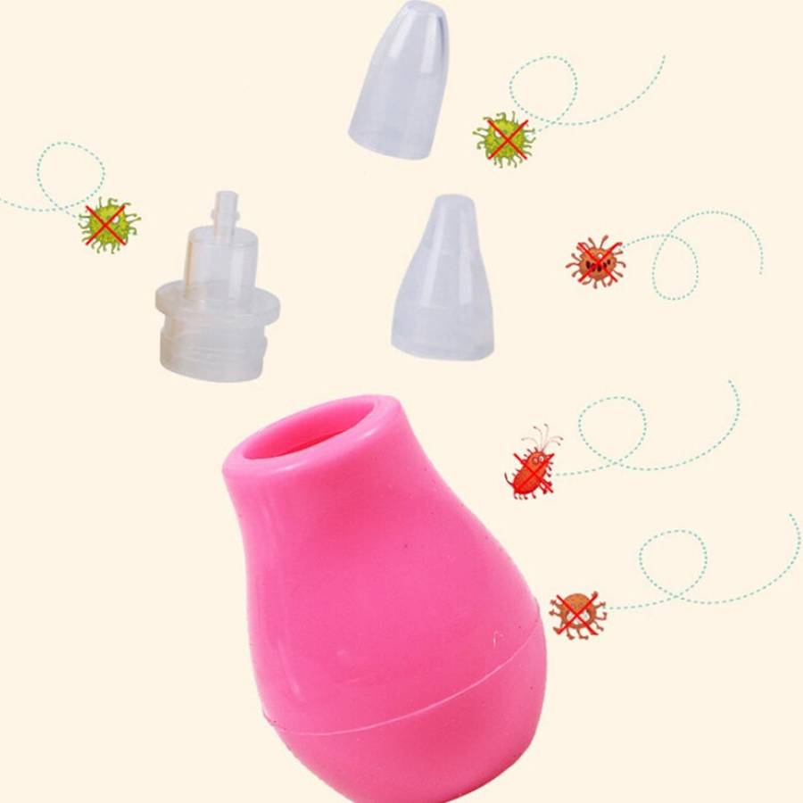 Balcherlam Baby Pump Nasal Suction Devices Baby Nose Cleaner, Random Color Delivery