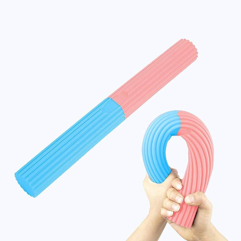Silicone Multifunctional Fitness Bar Rehabilitation Training Arm Strength Bar Wrist Strength Forg...
