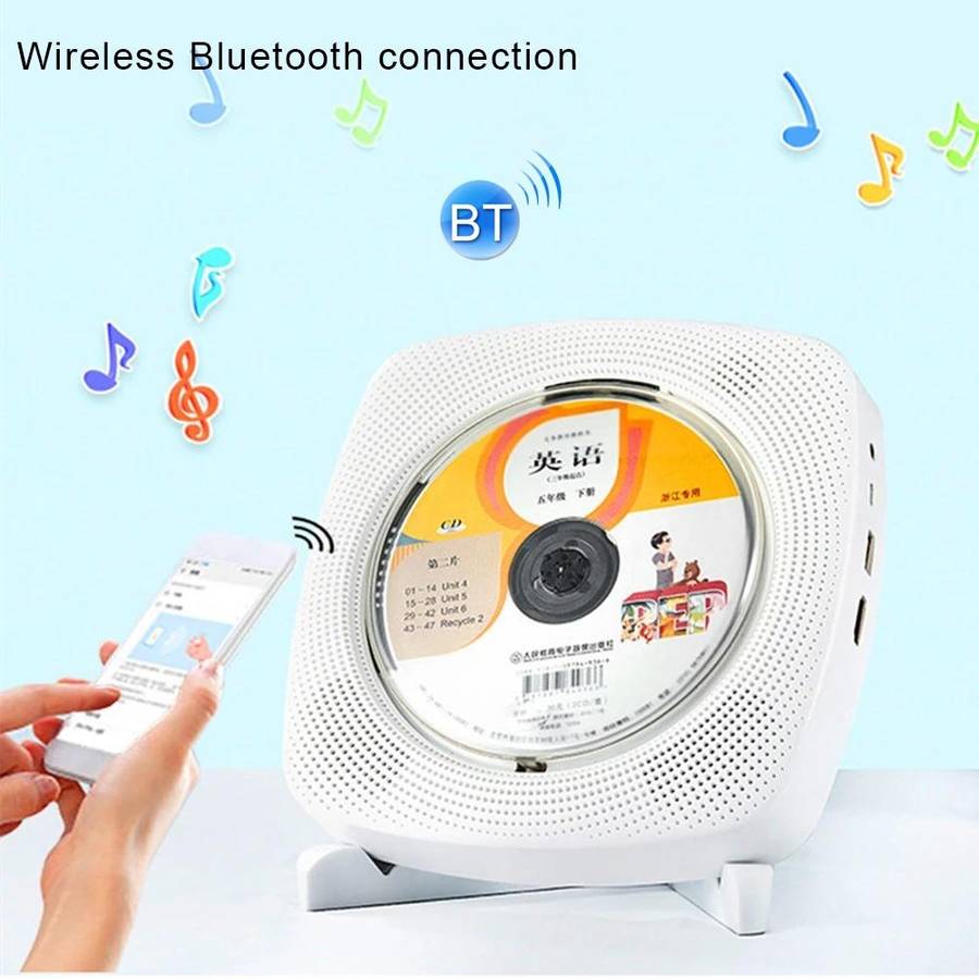 Kecag KC-609 Wall Mounted Home DVD Player Bluetooth CD Player, Specification:CD Version +Not Conn...