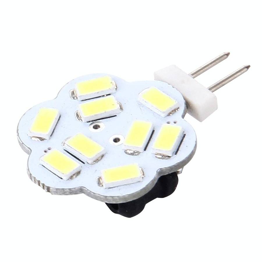 G4 9 LED SMD 5730 Flower Decorative Light for Indoor / Outdoor Decoration, DC/AC 12-24V, Side Pin...