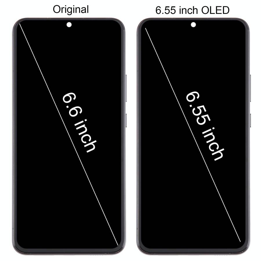 For Samsung Galaxy S22+ 5G SM-S906B 6.55 inch OLED  LCD Screen Digitizer Full Assembly with Frame...