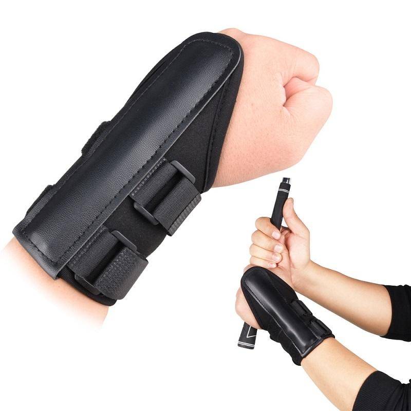 Golf Swing Practice Wrist Correction Immobilizer, Color: Black