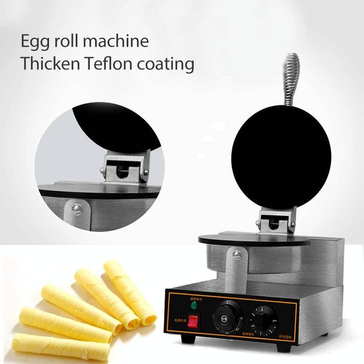 Stainless Steel Single-head Egg Roll Machine Ice Cream Crisp Egg Roller, Size:320x250x178cm