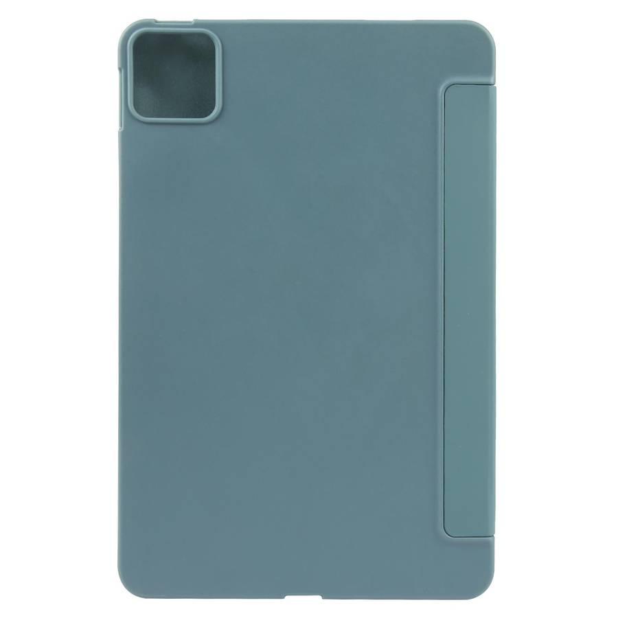 For Xiaomi Pad 6 / Pad 6 Pro Three-fold Holder Flip Tablet Leather Case(Dark Green)