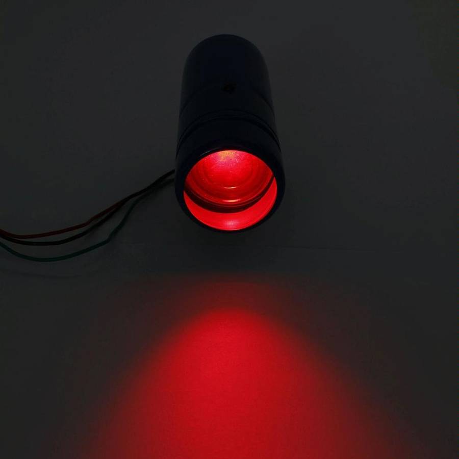 Universal Car / Motorcycle Red Light Led Adjustable Tachometer RPM Tacho Gauge Pro Shift Light